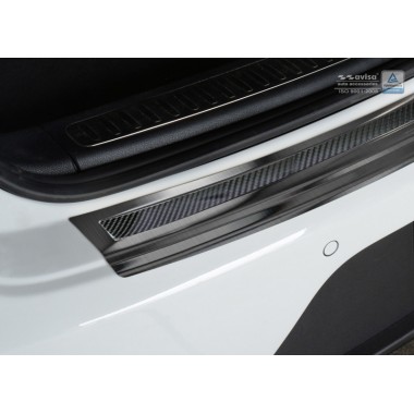 Накладка на задний бампер (карбон) Porsche Macan (2014-) бренд – Avisa главное фото